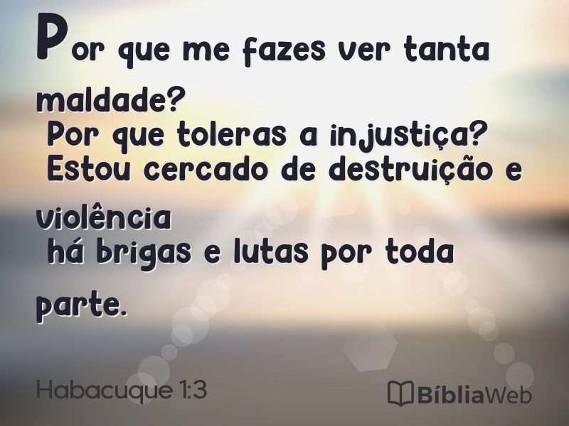 Habacuque 1:3 em imagem para compartilhar