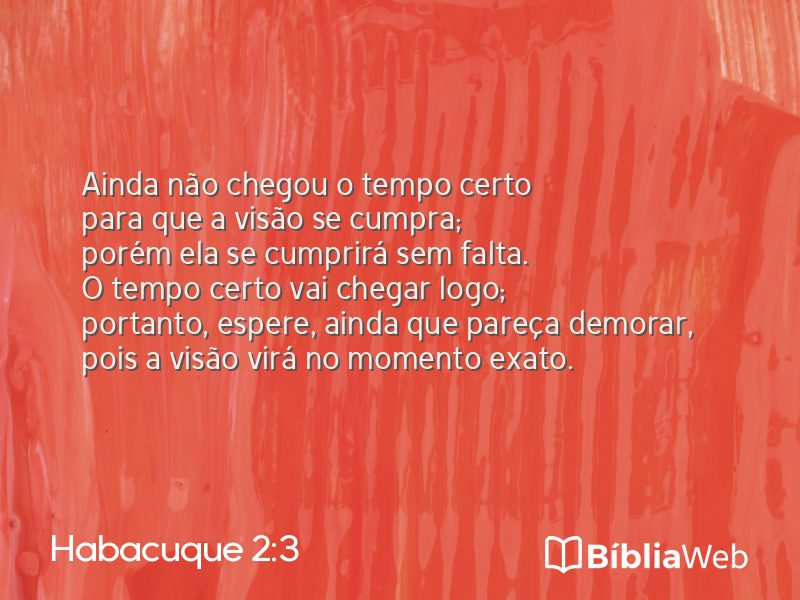 Habacuque 2:3 em imagem para compartilhar