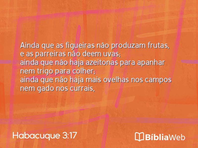 Habacuque 3:17 em imagem para compartilhar