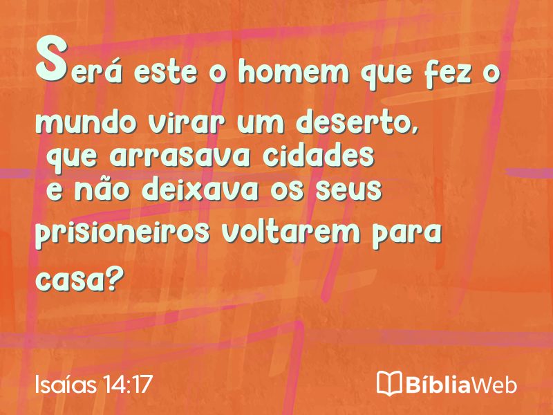 Isaías 14:17 em imagem para compartilhar