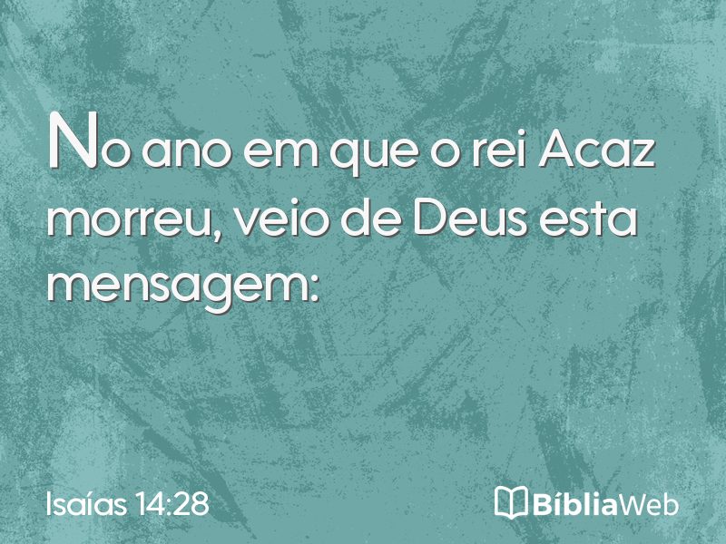 Isaías 14:28 em imagem para compartilhar