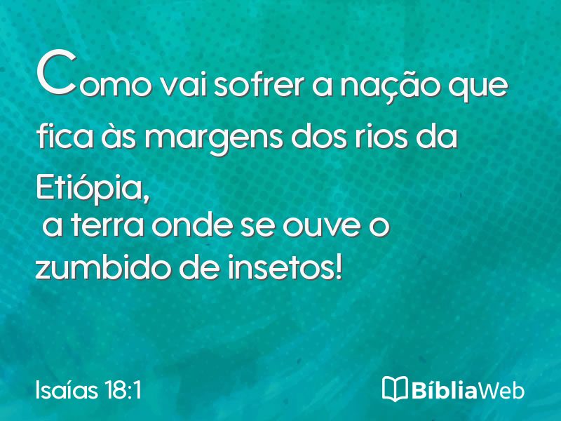 Isaías 18:1 em imagem para compartilhar