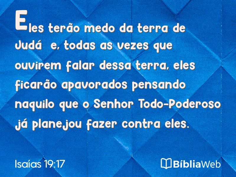 Isaías 19:17 em imagem para compartilhar