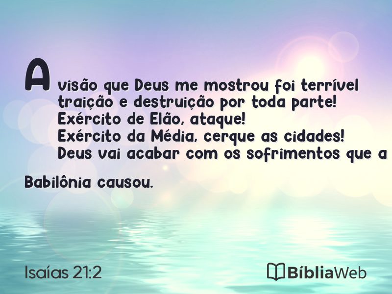 Isaías 21:2 em imagem para compartilhar