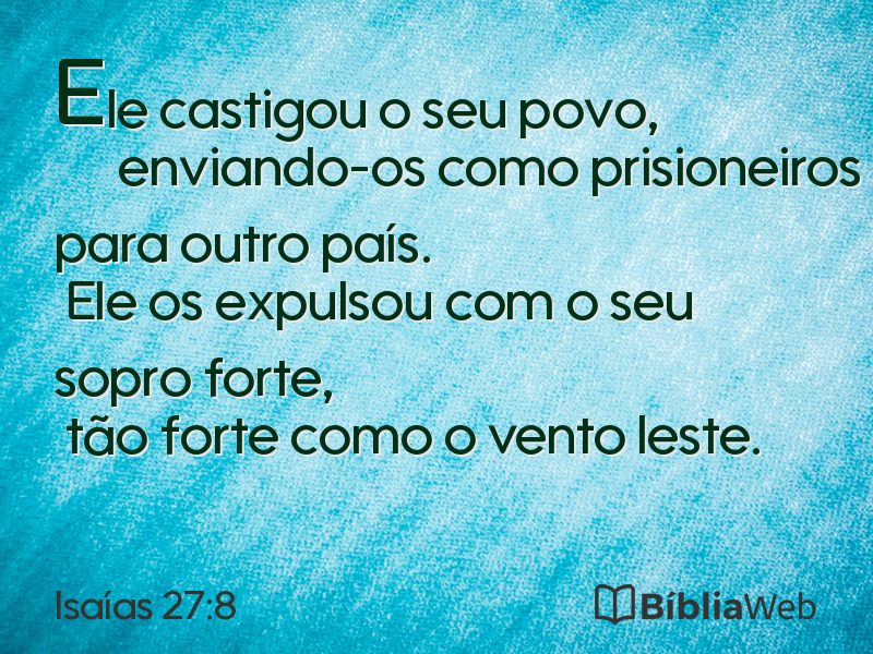 Isaías 27:8 em imagem para compartilhar