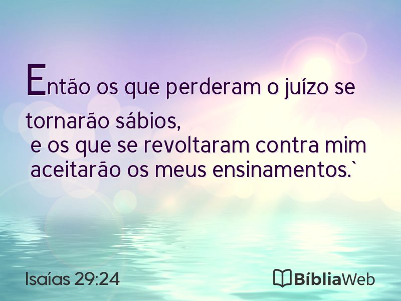 Isaías 29:24 em imagem para compartilhar