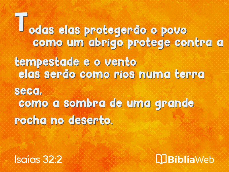 Isaías 32:2 em imagem para compartilhar
