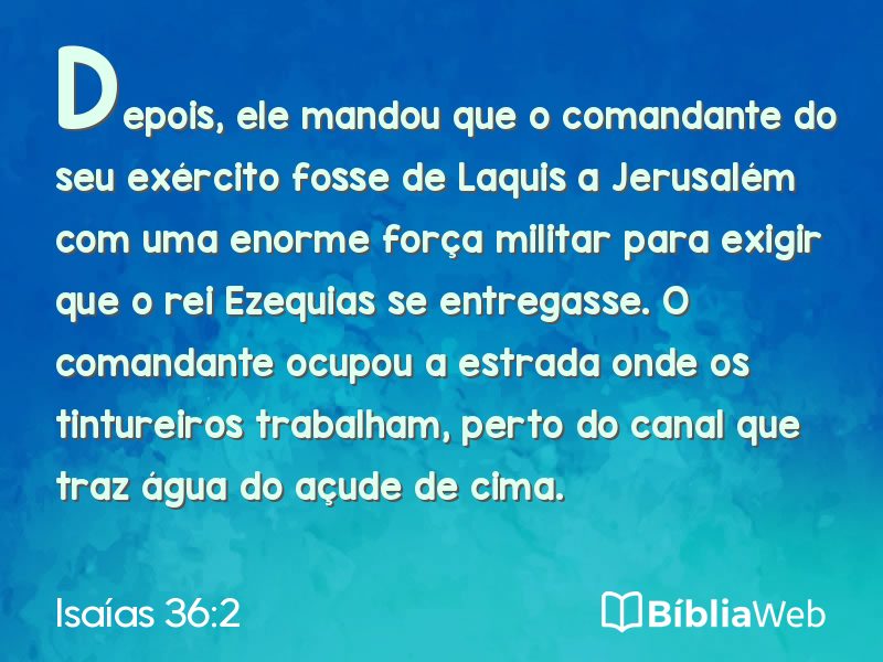 Isaías 36:2 em imagem para compartilhar
