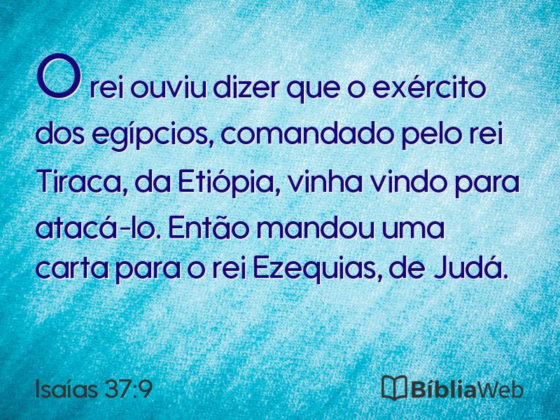 Isaías 37:9 em imagem para compartilhar