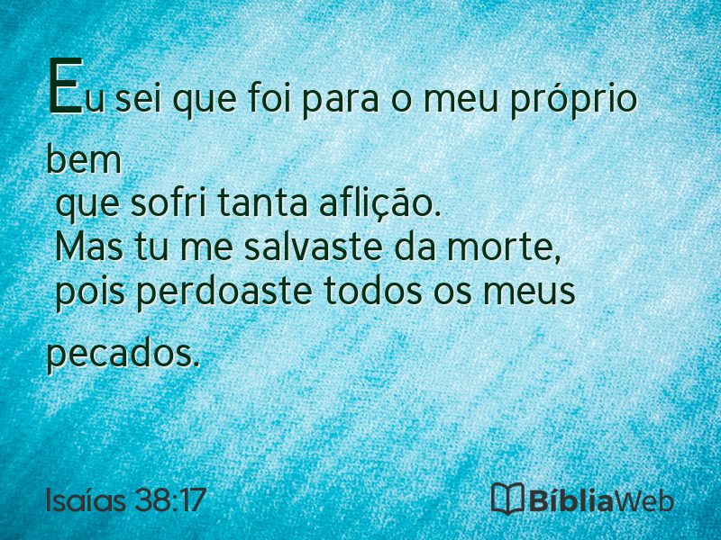 Isaías 38:17 em imagem para compartilhar