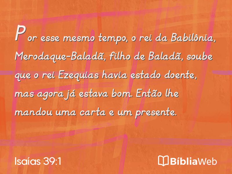 Isaías 39:1 em imagem para compartilhar