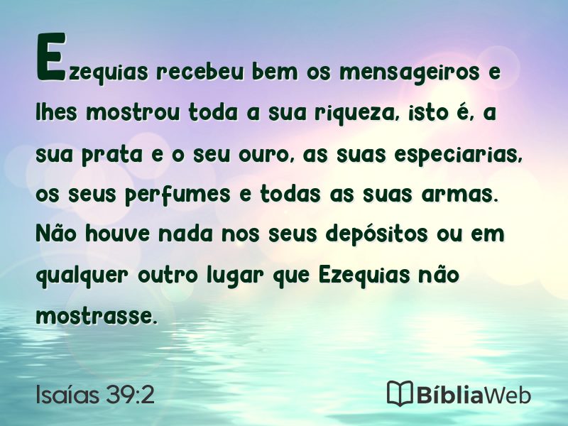 Isaías 39:2 em imagem para compartilhar