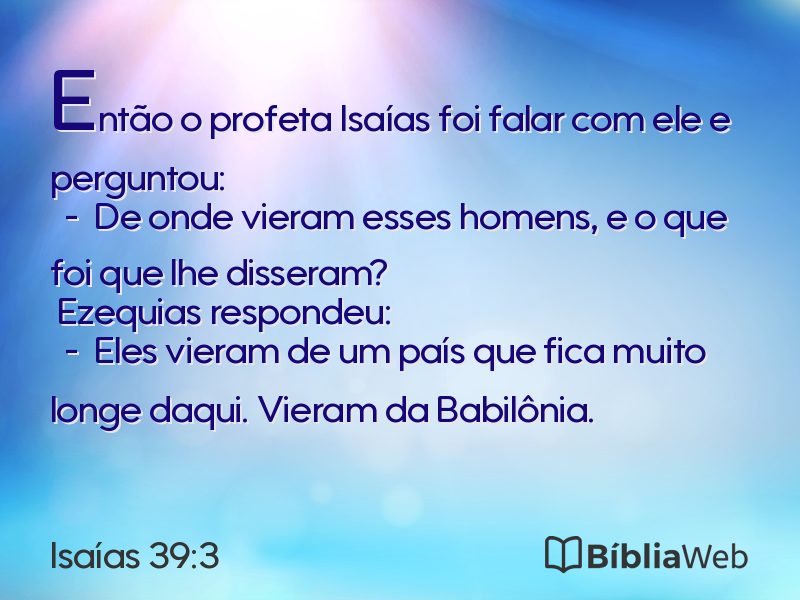 Isaías 39:3 em imagem para compartilhar