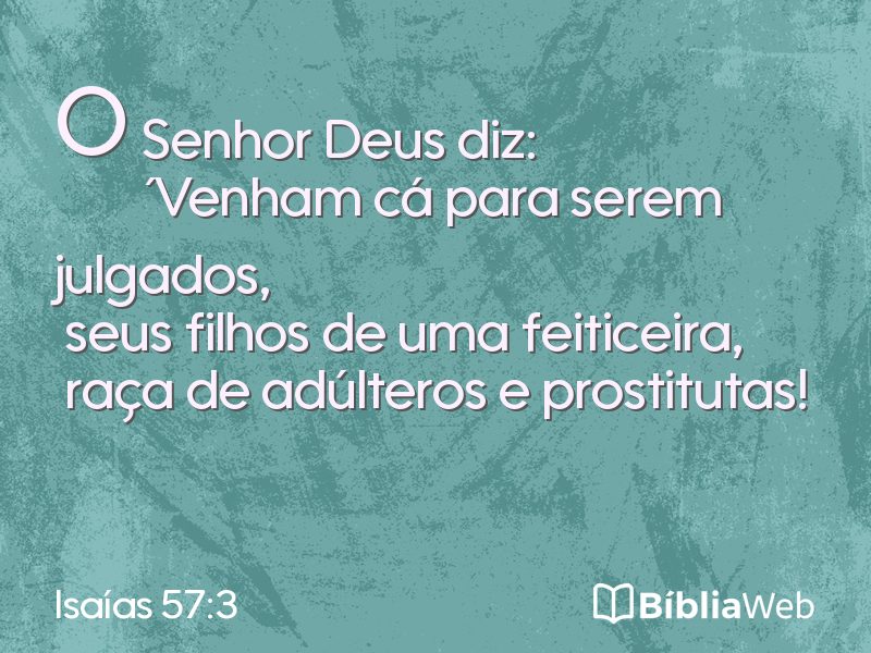 Isaías 57:3 em imagem para compartilhar