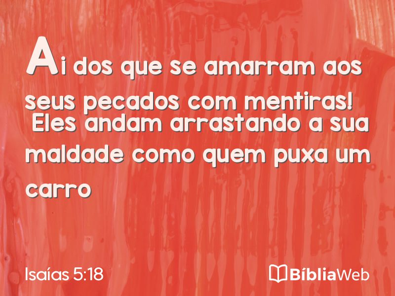 Isaías 5:18 em imagem para compartilhar