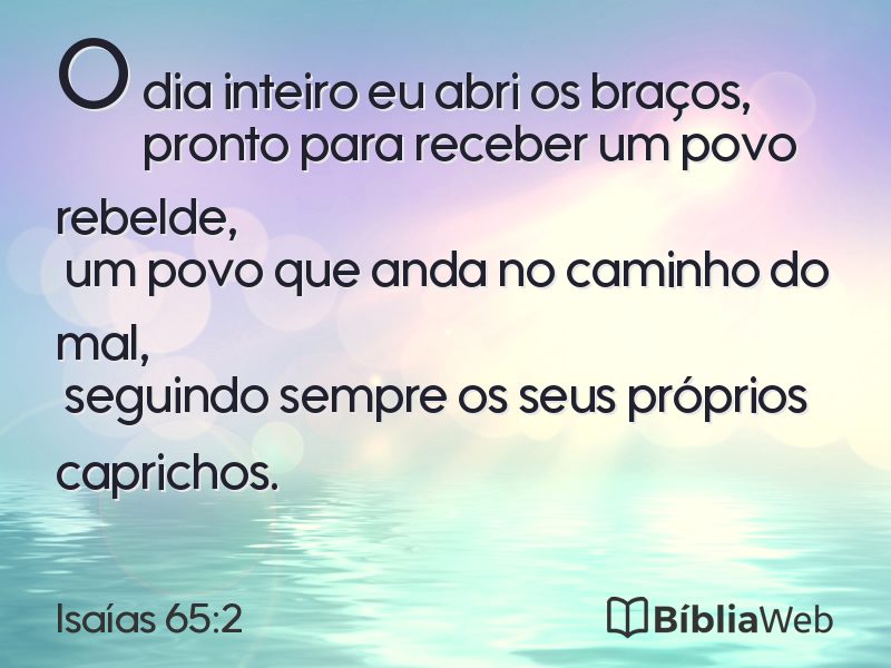 Isaías 65:2 em imagem para compartilhar