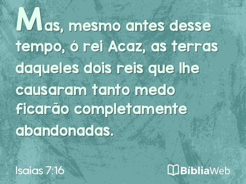 Isaías 7:16 em imagem para compartilhar
