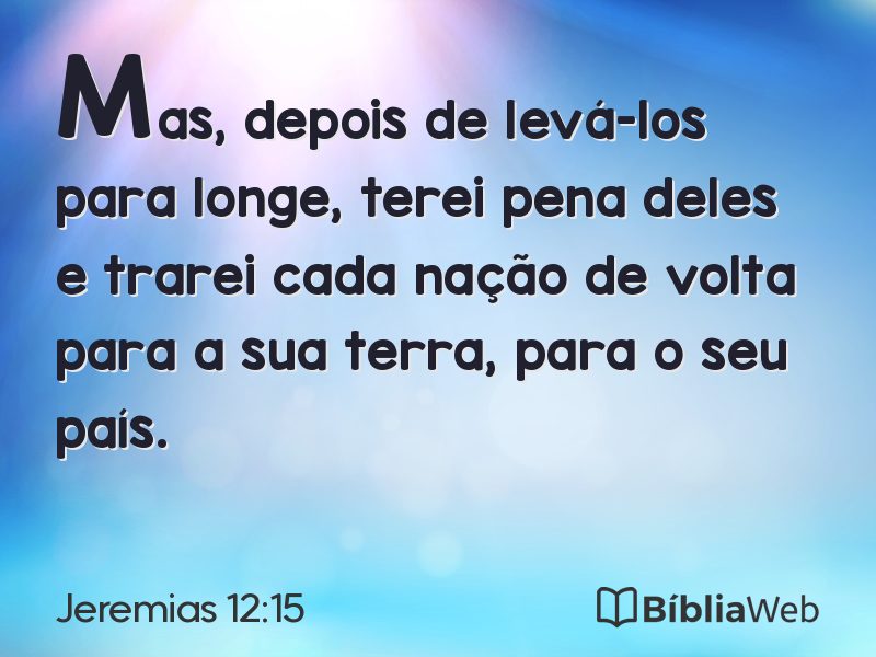 Jeremias 12:15 em imagem para compartilhar