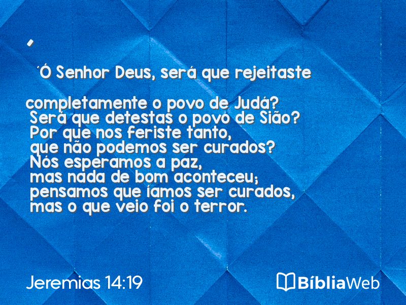 Jeremias 14:19 em imagem para compartilhar
