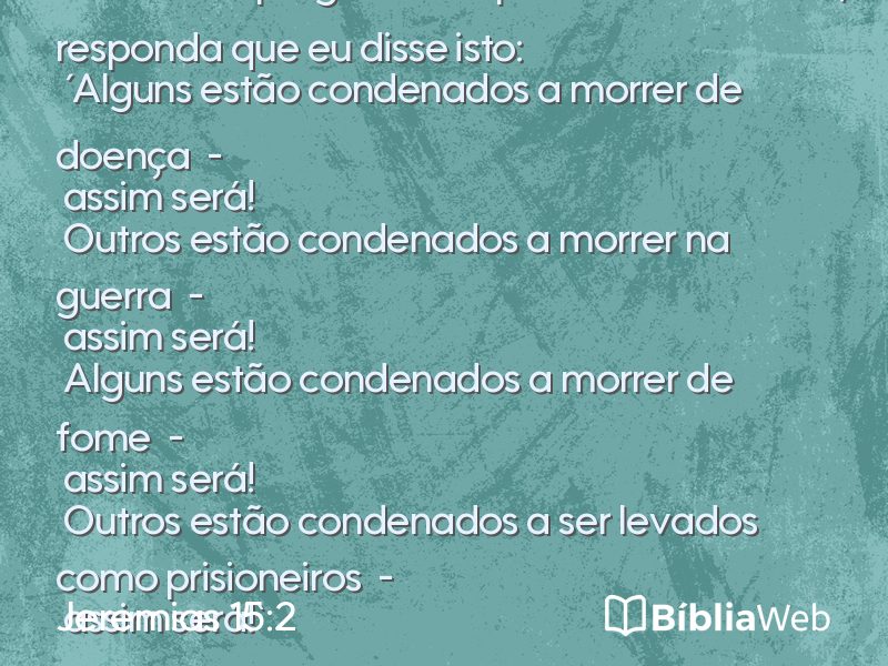 Jeremias 15:2 em imagem para compartilhar