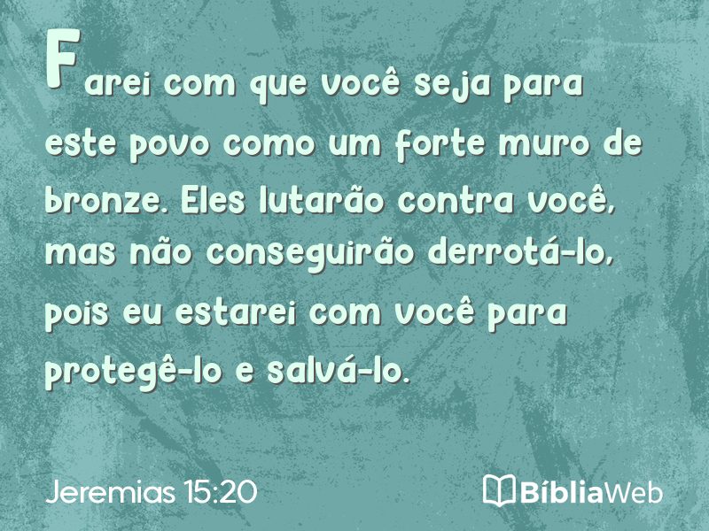 Jeremias 15:20 em imagem para compartilhar