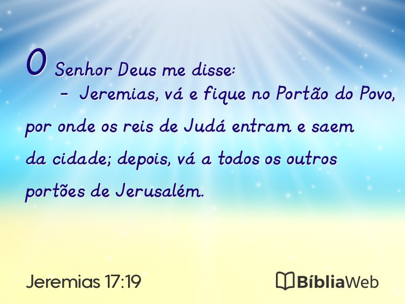 Jeremias 17:19 em imagem para compartilhar