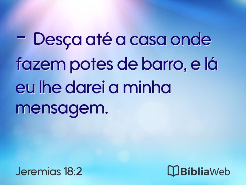 Jeremias 18:2 em imagem para compartilhar