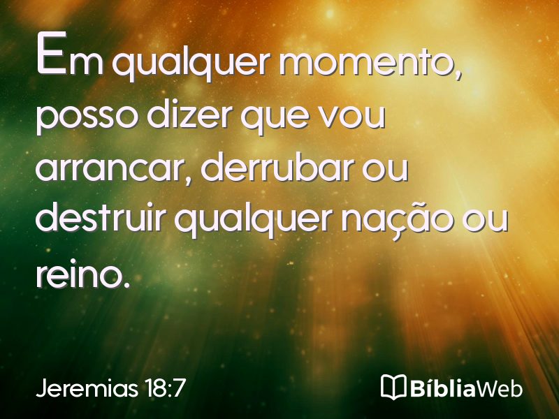 Jeremias 18:7 em imagem para compartilhar