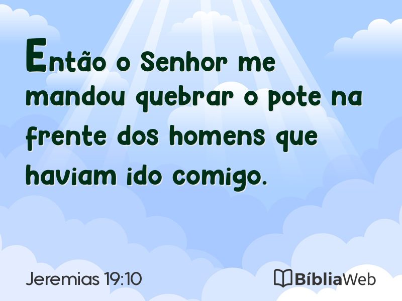 Jeremias 19:10 em imagem para compartilhar