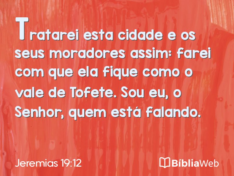 Jeremias 19:12 em imagem para compartilhar