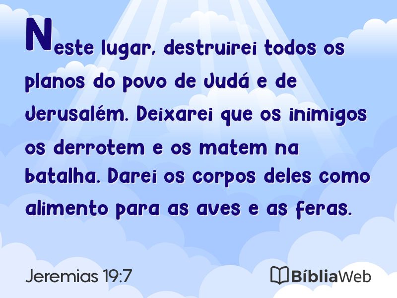 Jeremias 19:7 em imagem para compartilhar