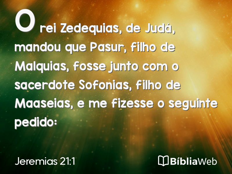 Jeremias 21:1 em imagem para compartilhar