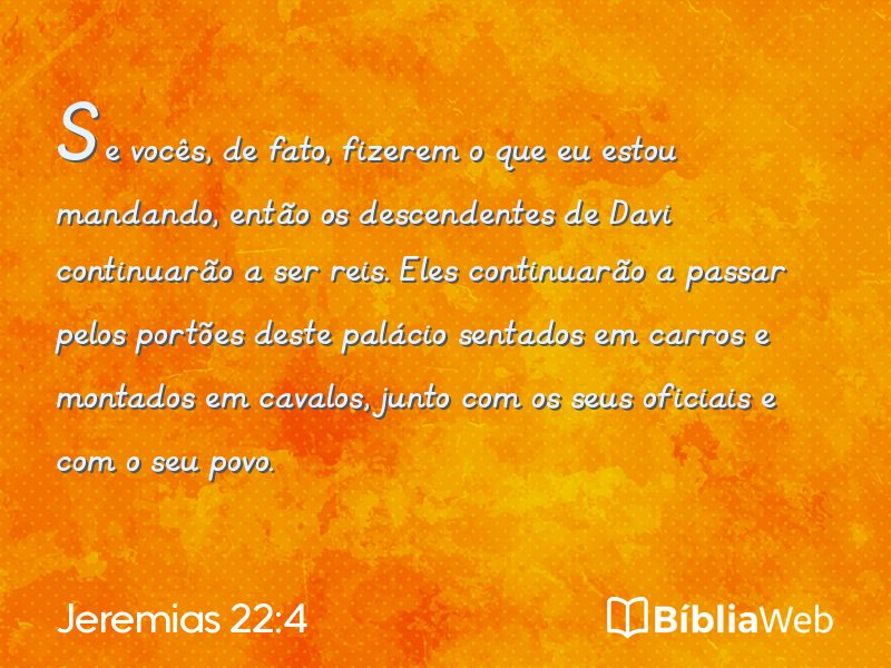 Jeremias 22:4 em imagem para compartilhar