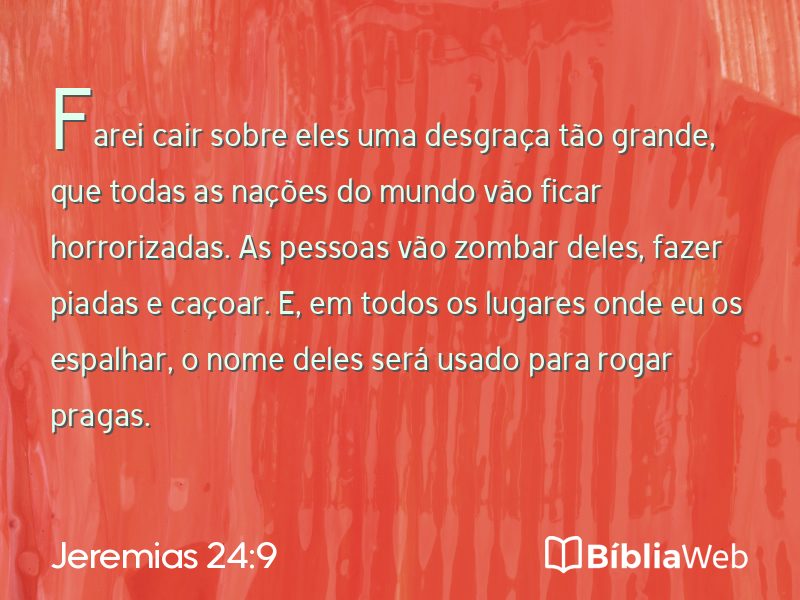 Jeremias 24:9 em imagem para compartilhar