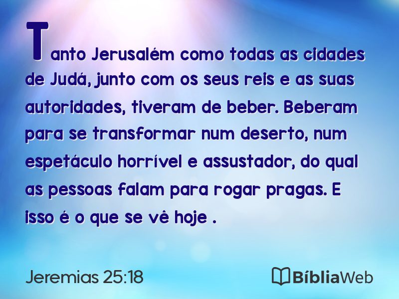 Jeremias 25:18 em imagem para compartilhar