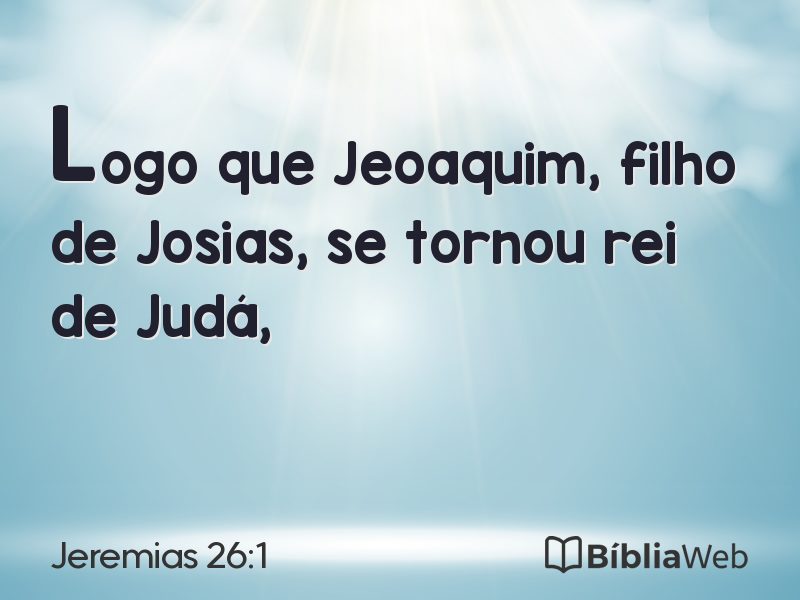 Jeremias 26:1 em imagem para compartilhar