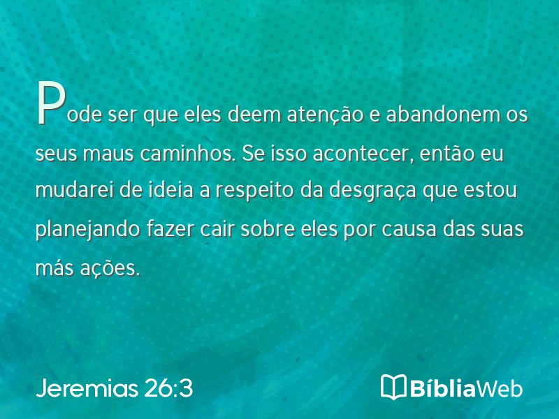 Jeremias 26:3 em imagem para compartilhar