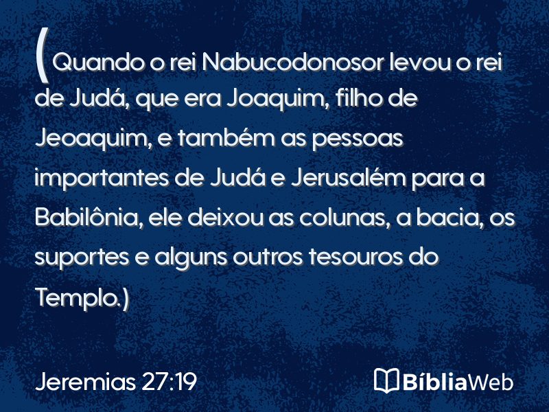 Jeremias 27:19 em imagem para compartilhar