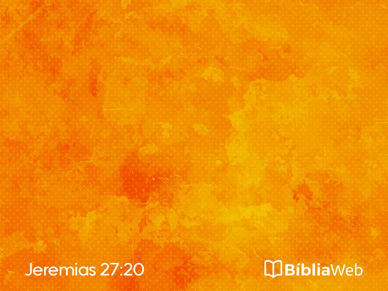 Jeremias 27:20 em imagem para compartilhar