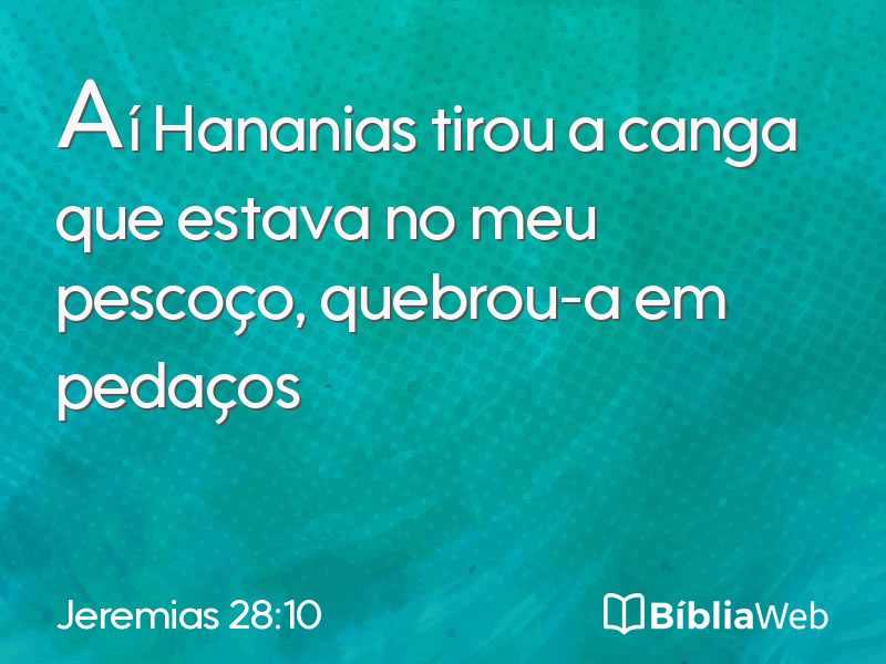 Jeremias 28:10 em imagem para compartilhar