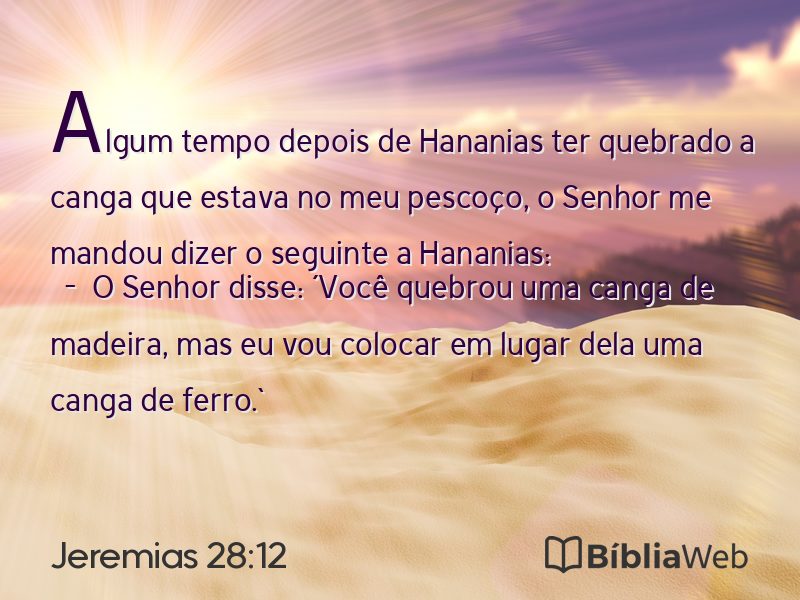 Jeremias 28:12 em imagem para compartilhar
