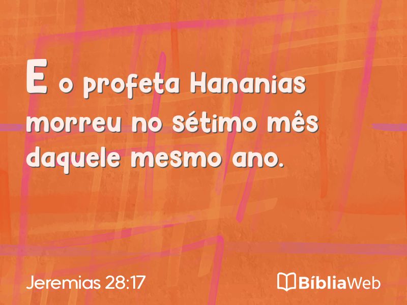 Jeremias 28:17 em imagem para compartilhar