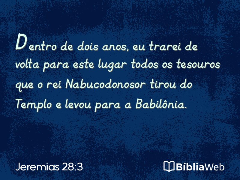 Jeremias 28:3 em imagem para compartilhar