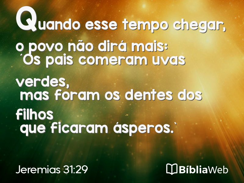 Jeremias 31:29 em imagem para compartilhar