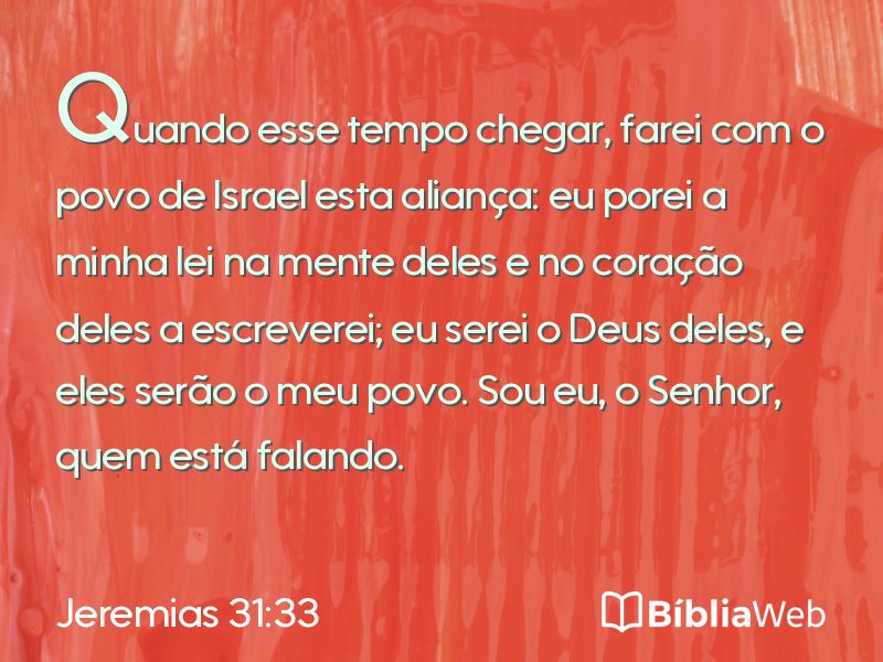 Jeremias 31:33 em imagem para compartilhar