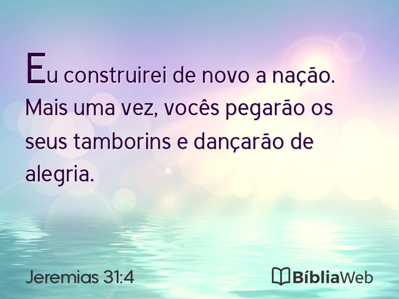 Jeremias 31:4 em imagem para compartilhar