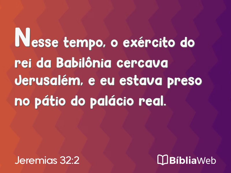 Jeremias 32:2 em imagem para compartilhar