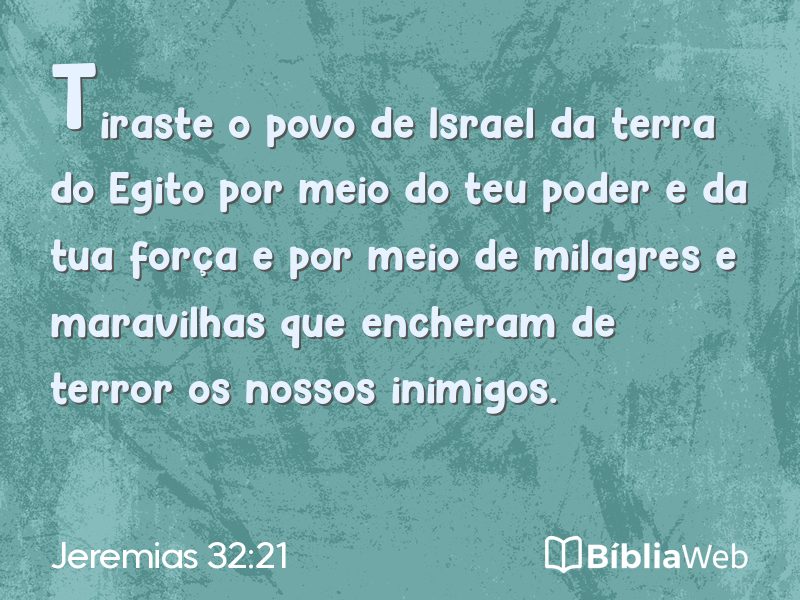 Jeremias 32:21 em imagem para compartilhar