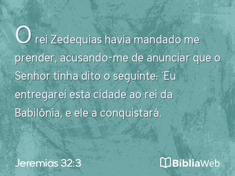 Jeremias 32:3 em imagem para compartilhar