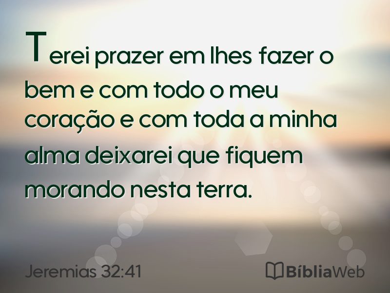 Jeremias 32:41 em imagem para compartilhar